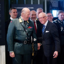 8. mai: Kong Harald er til stede ved åpningen av utstillingen INTOPS - om Norges internasjonale operasjoner, Forsvarsmuseet på Akershus (Foto: Kyrre Lien / NTB scanpix)
